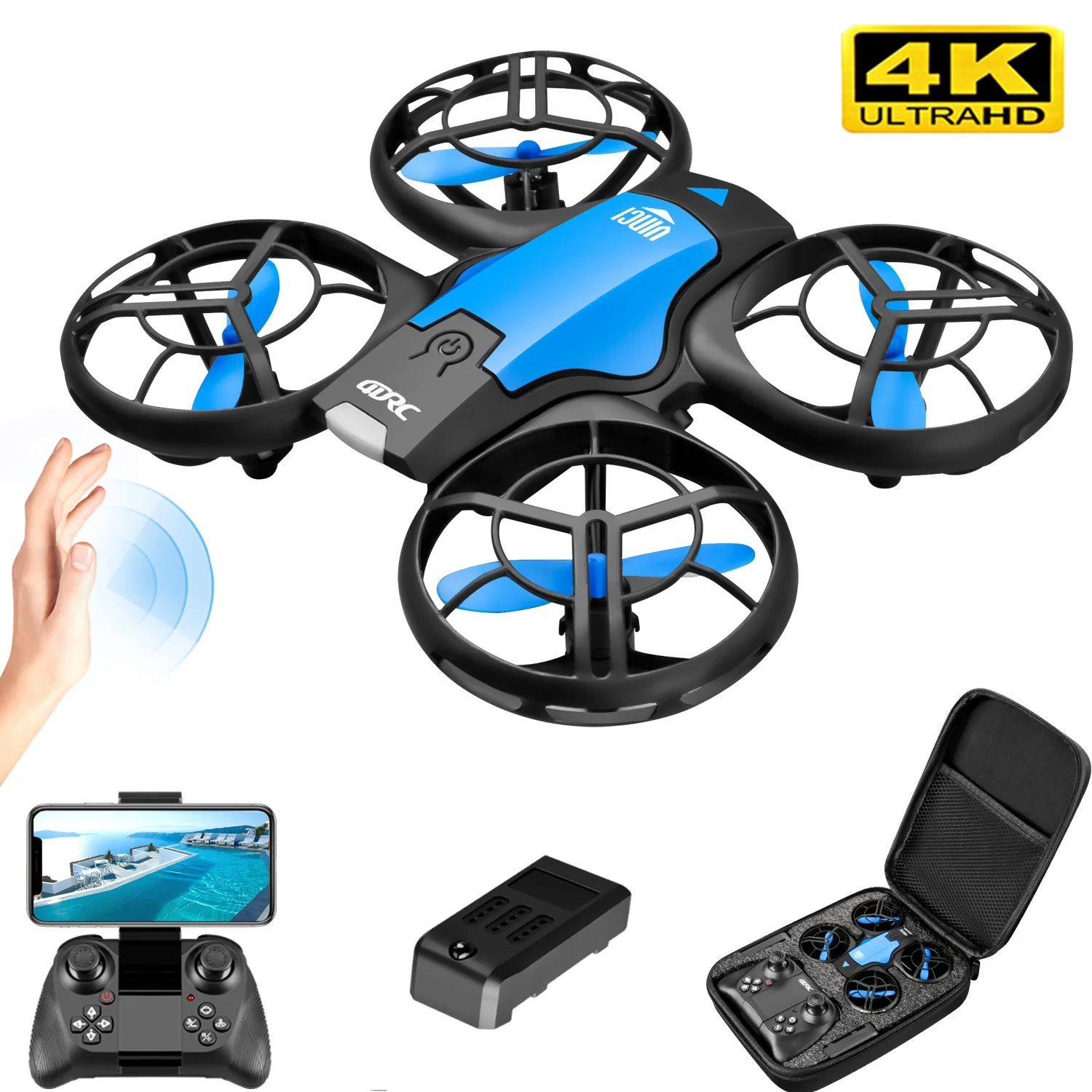Drone Surveying - V8 Neue Mini-Drohne 4K Professionelle HD