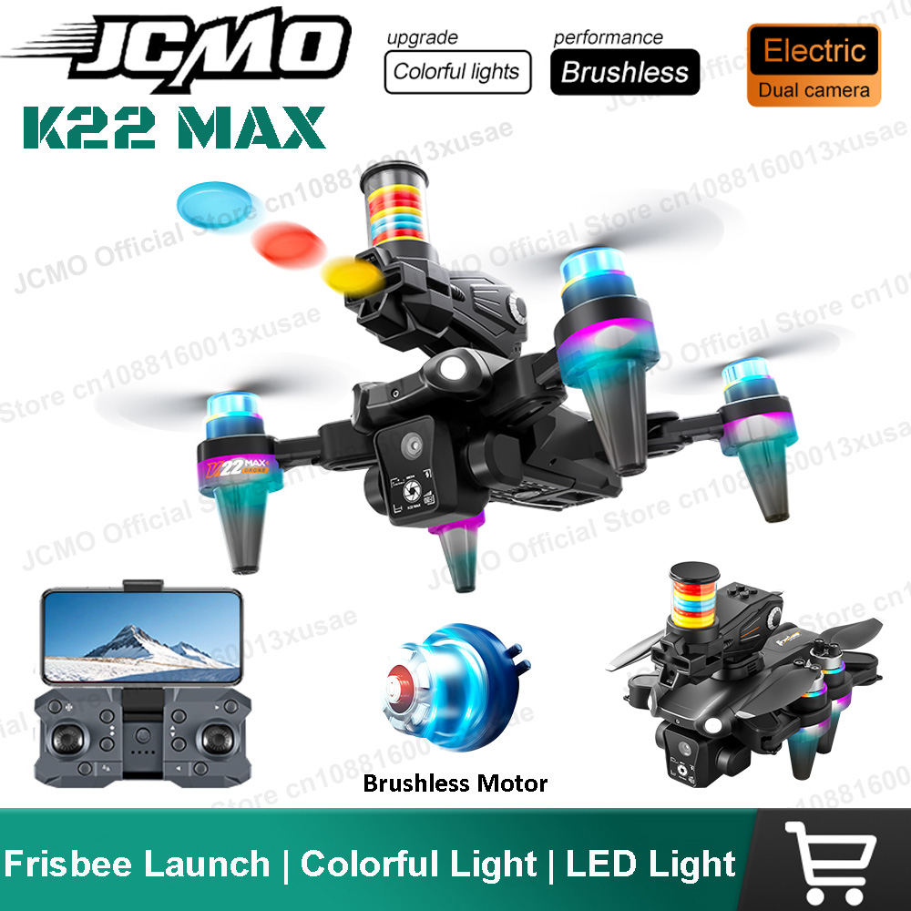 Drone Surveying - JCMO K22 MAX Frisbee-Launch-Drohne Professionelle HD-Doppelkamera