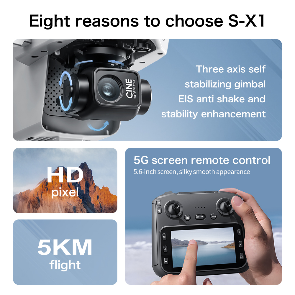 Original S-X1 Drohne 8K HD Pro – Drone Thermal Imaging Bewertung und Preis